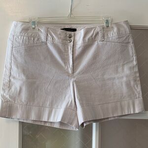 White House Black Market Women's Pinstripe Shorts